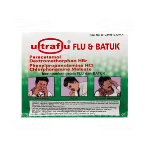 Ultraflu Flu&batuk 1 Strip Isi 4 Kaplet (per Strip)